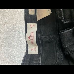 High waisted black skinny jeans